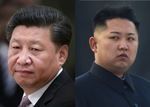 Chinese President Xi Jinping - North Korea Leader Kim Jung Un